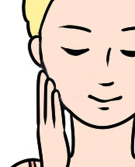 しわが目立たない